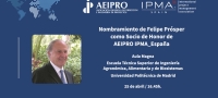 AEIPRO homenajea a Felipe Prósper, uno de los fundadores de la asociación