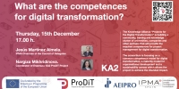 Webinar 'What are the competences for digital transformation?'