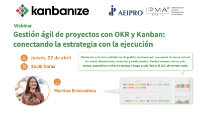 Descubre la gestión ágil de proyectos con OKR y Kanban con este webinar